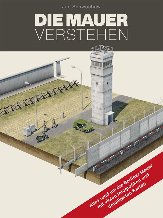 Buchcover: Die Mauer verstehen – die Berliner Mauer in Infografiken